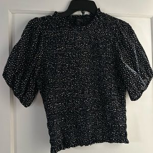 Ruched J. Crew Blouse